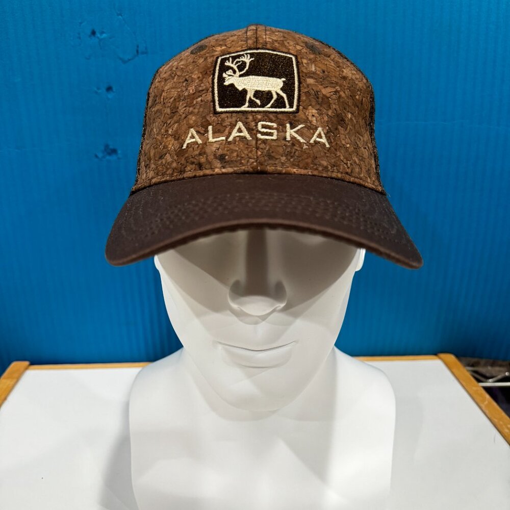 A6 Alaska Cork Caribou Baseball Hat